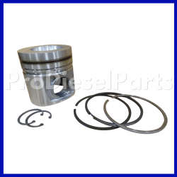 Piston wRetainer & Rings 1.00MM Oversize Cummins Engine 4B3.9 – 2 Valves