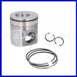 Piston wRetainer & Rings – STD Cummins Engine 6B 5.9 – 6BT 5.9 – 6BTA 5.9 – 2 Valves