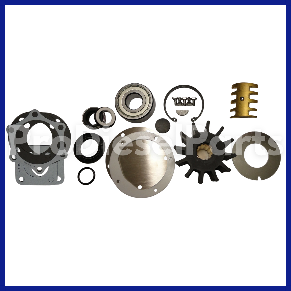 Sea Raw Water Pump Rebuild Kit With Out Shaft Detroit Diesel
