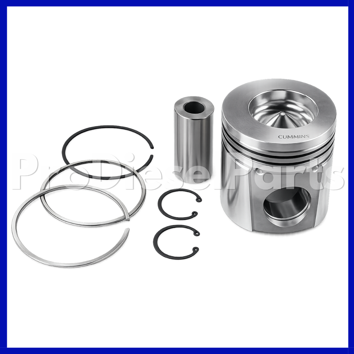 Piston wRetainer & Rings Cummins Engine 6C 8.3L 6C 8.3 6CT 8.3 6CTA 8.3